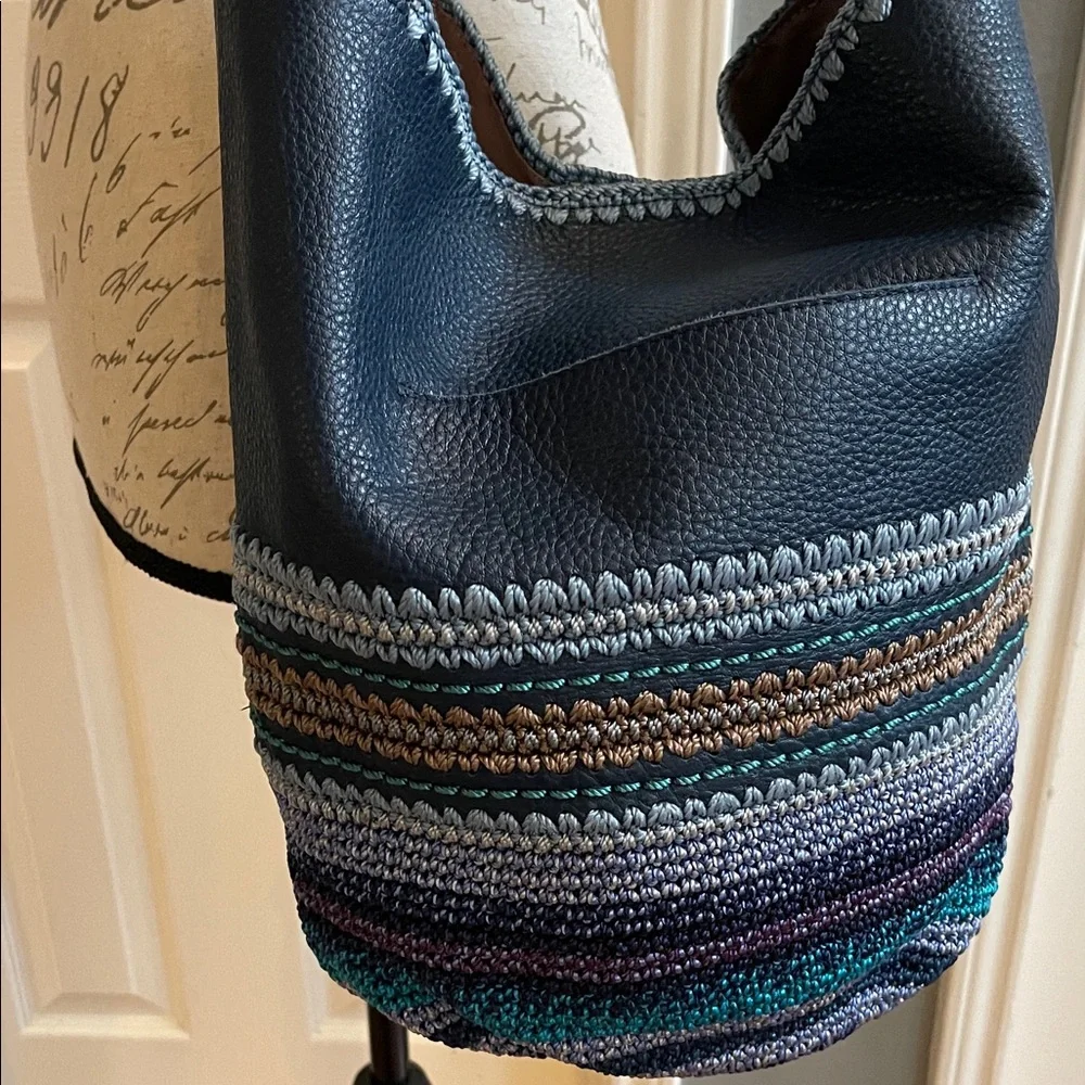 The Sak Navy & Multicolor Woven Hobo Shoulder Bag - Picture 4 of 7
